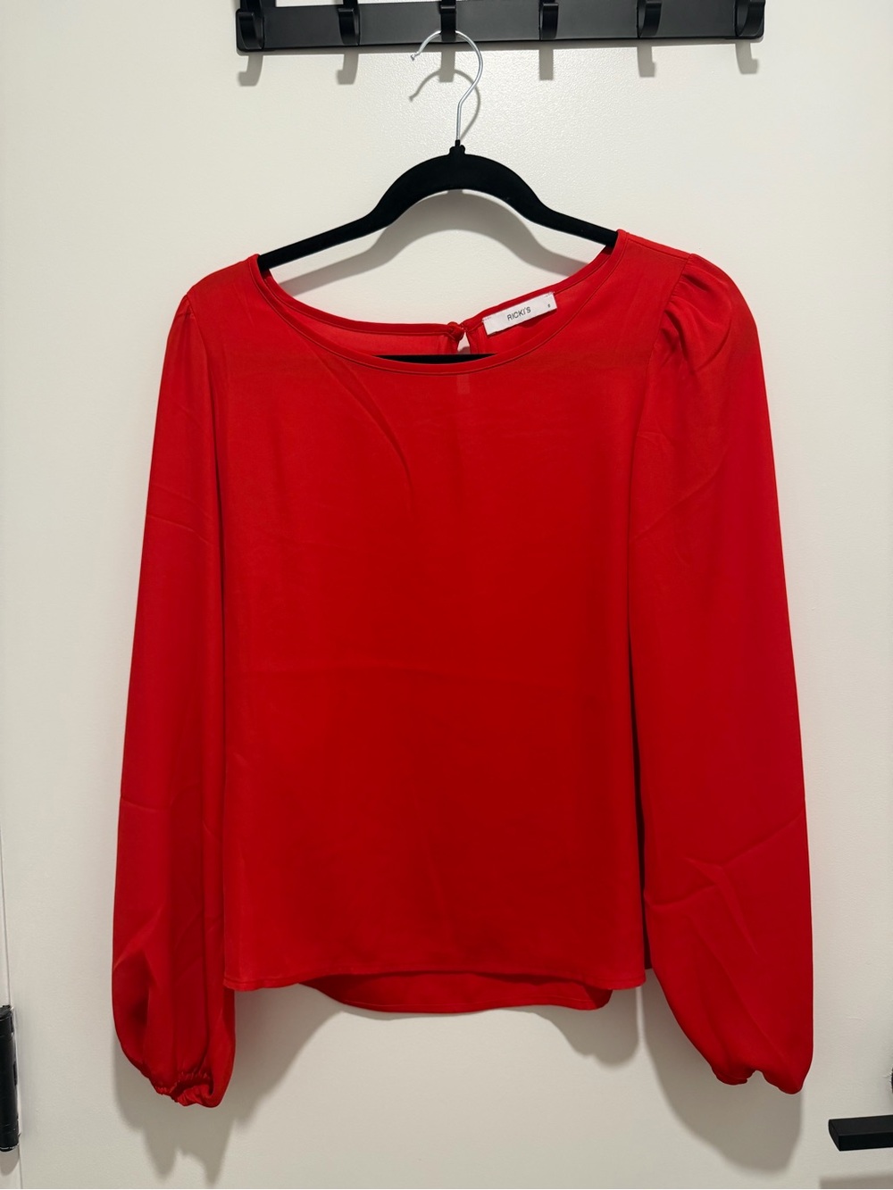 Ricki's Bright Red Long-Sleeve Blouse